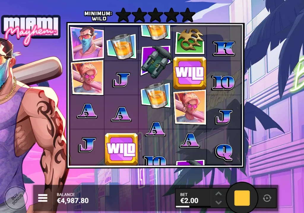 Miami Mayhem kasinospillet